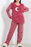 Battal Polar Pijama Takımı Fuşya - 19199.1048.ERC3025