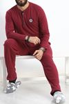 Erkek Pijama Takımı Bordo - 20207.1048.ERC3025